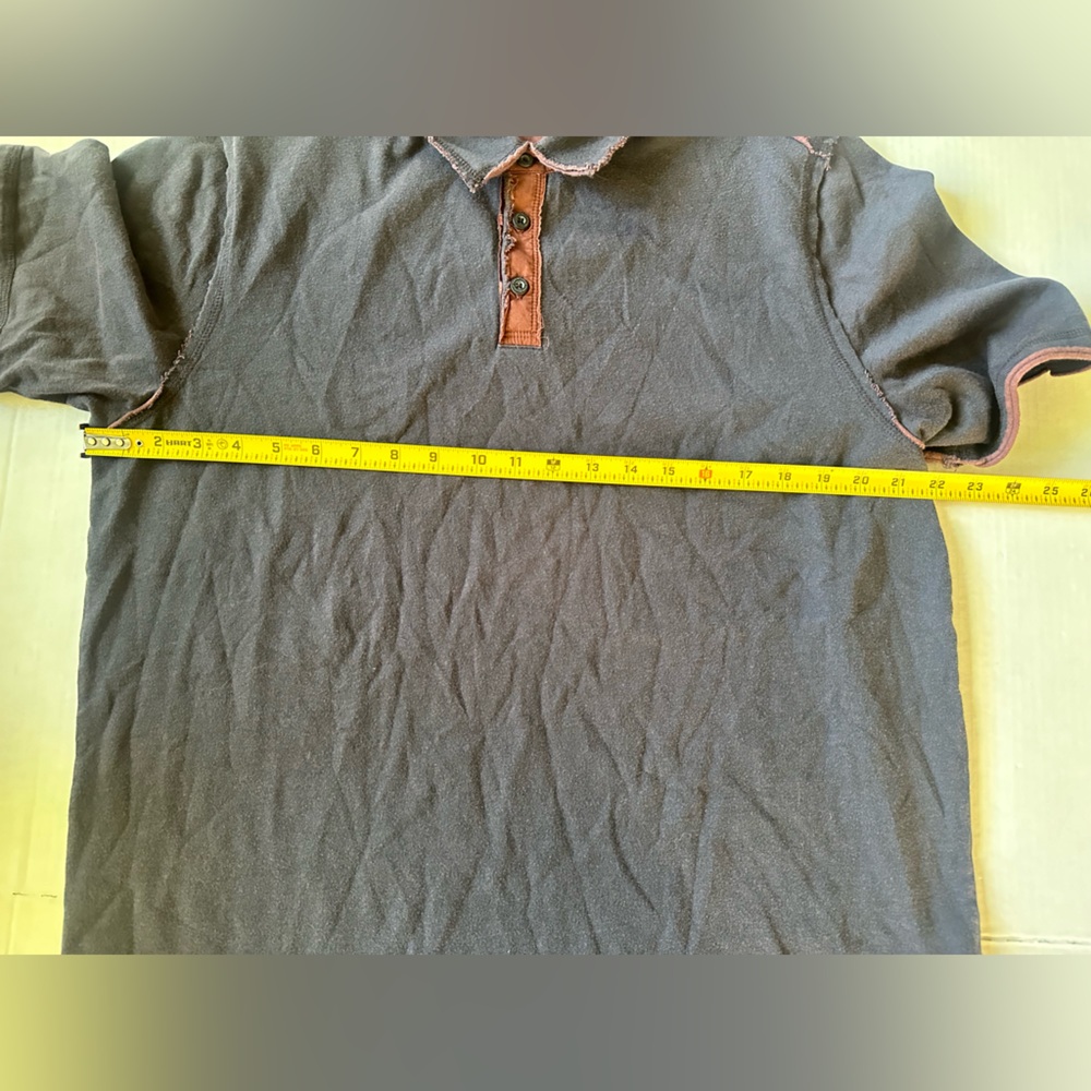 Carbon 2 Cobalt Short Sleeve Polo Mens Size Large‎ Tall LT Grey Golf Business - Picture 4 of 6